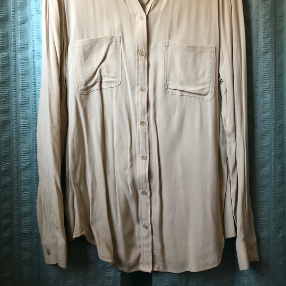 NEW RO&DE Large Rayon Button Down Top - Picture 6 of 6